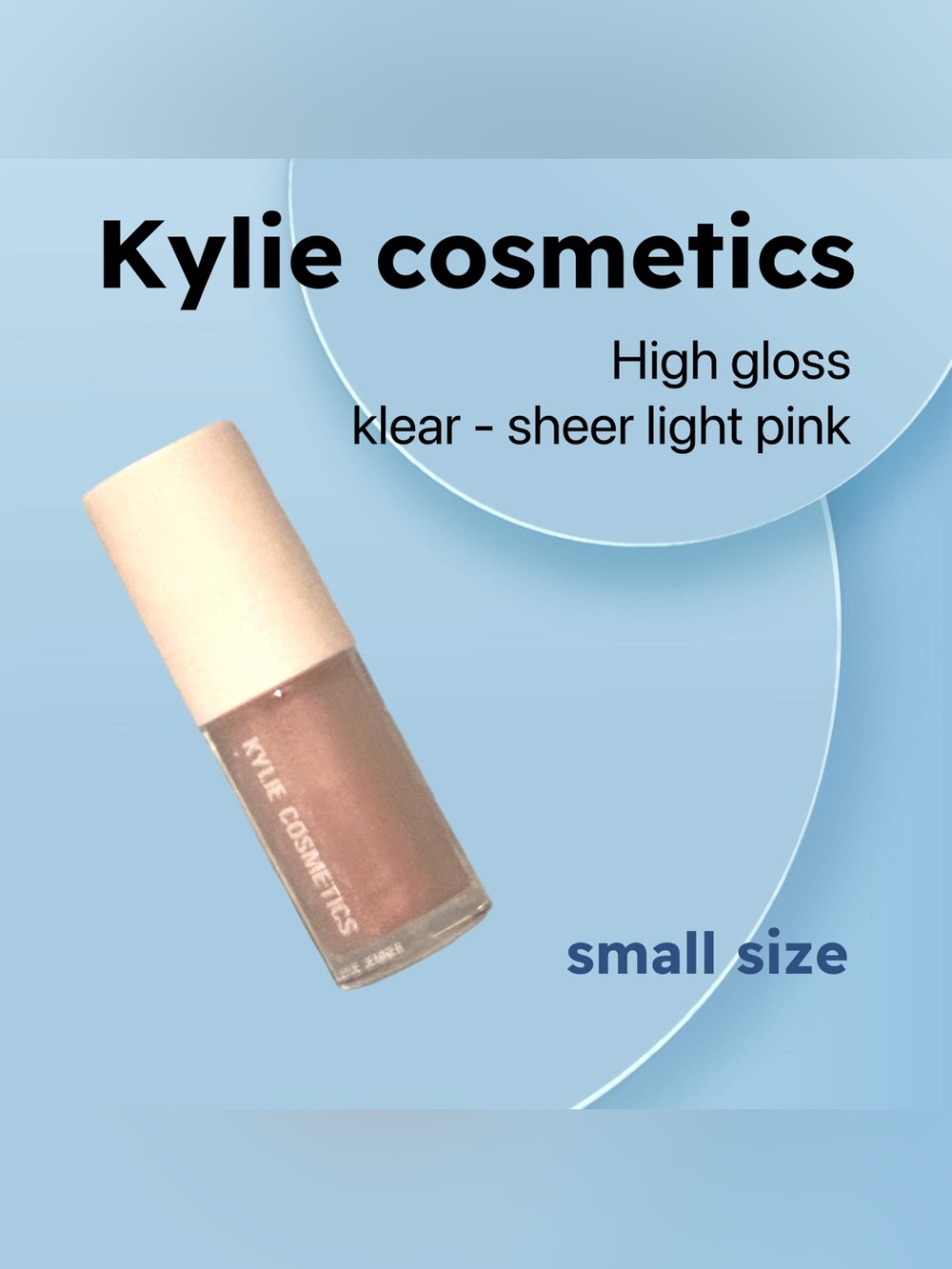 🇺🇸🆕NWOB KYLIE COSMETICS |SMALL| Klear - shine w pink High Gloss
